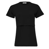 <transcy>T-shirt d&#39;allaitement noir</transcy>